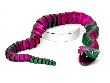 3D Printed Articulated Rattle Snake