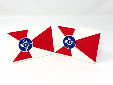 Heartland Emblem: Wichita Flag Hitch Cover