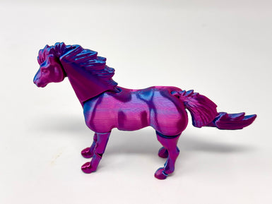 Vibrant 3D Printed Horse - Custom Colors Available!