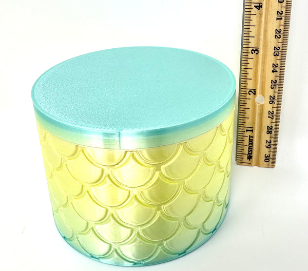 Mermaid scale storage container – CS3DPRINTS