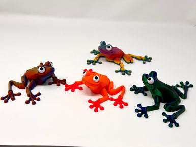 Articulating 3D Printed Frogs