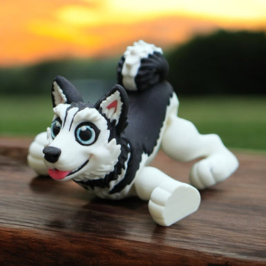 3d Printed Siberian Husky | Gone to the Snow Dogs | 3d Printed Dog