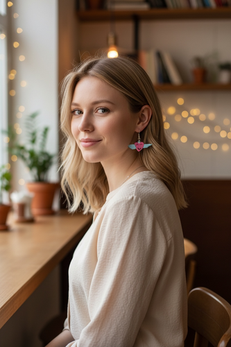 Valentine’s Day earrings