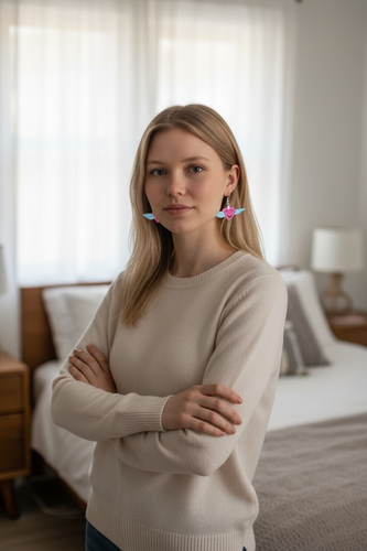 Valentine’s Day earrings