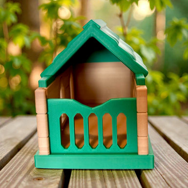 3D Printed Mini Horse Stable with 3 Horses – Custom Color Playset