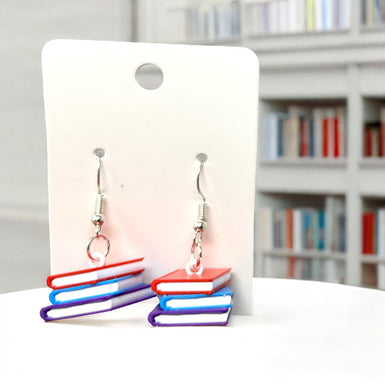 Book earrings