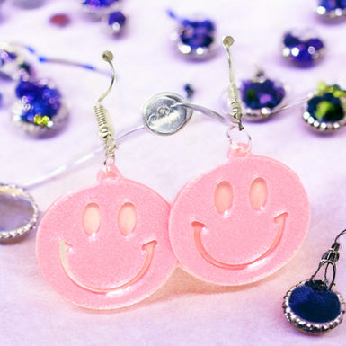 Smiley face earrings