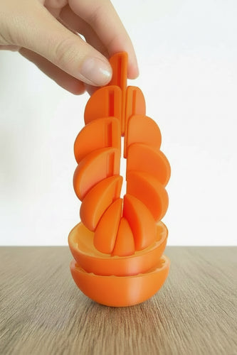 Twisty Cascading Orange Fidget